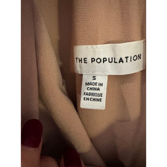 Dress the Population Bronze Sequin One-Shoulder Gown - Small (New) - Picture 5 of 6